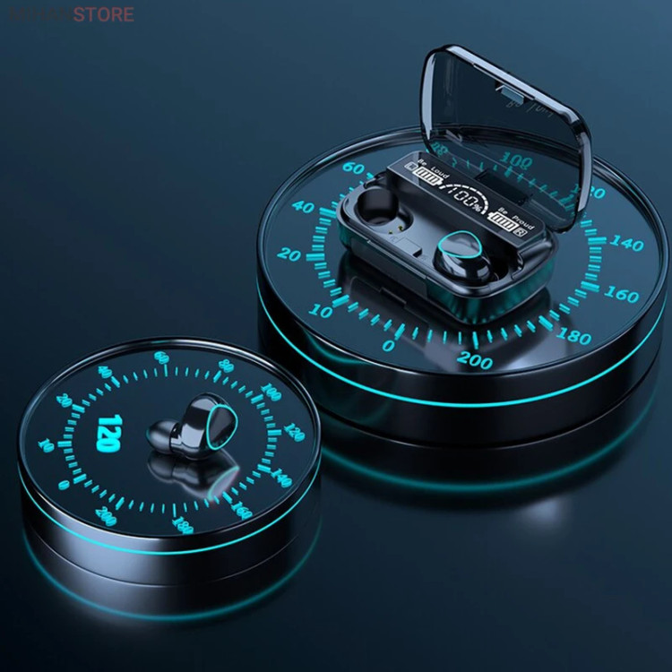 هدفون بلوتوثی مدل نیوست مدل M10 قابلیت نویز کنسلینگ، درگاه شارژ Micro USB، دارای نشانگر LED، قابلیت استفاده به عنوان پاوربانک، مقاومت در برابر رطوبت و عرق