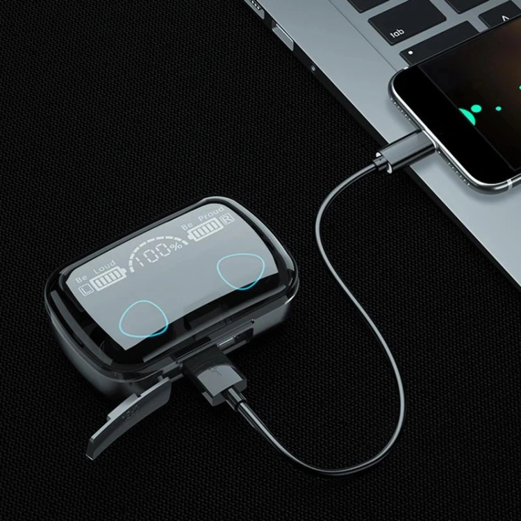 هدفون بلوتوثی مدل نیوست مدل M10 قابلیت نویز کنسلینگ، درگاه شارژ Micro USB، دارای نشانگر LED، قابلیت استفاده به عنوان پاوربانک، مقاومت در برابر رطوبت و عرق