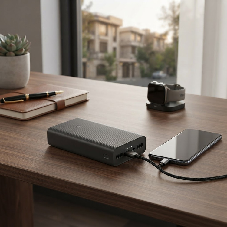 پاوربانک 18 وات شیائومی مدل Mi PB3018ZM ظرفیت 30000 میلی آمپر شیائومی اصل + پلمپ + ضمانت (12 ماه گارانتی)
