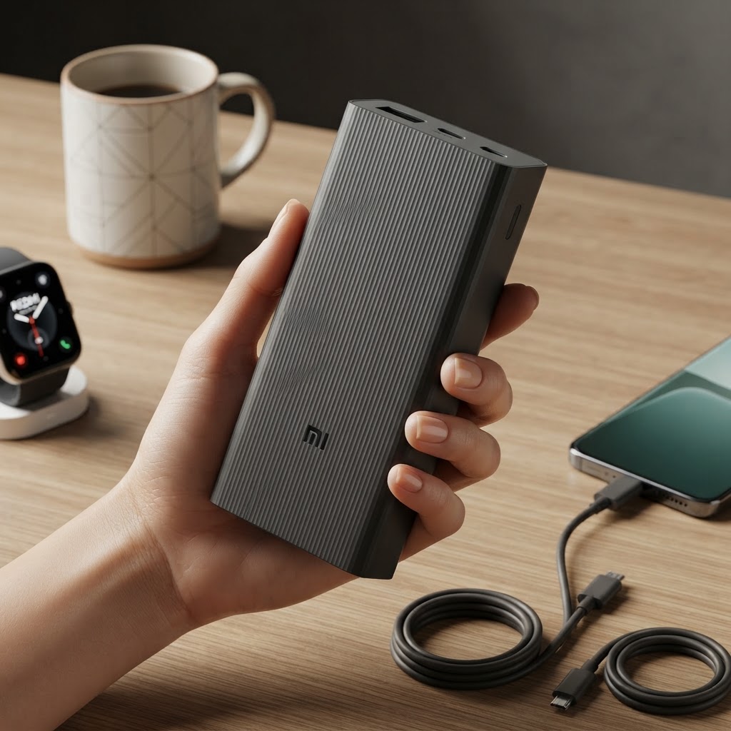 پاوربانک 18 وات شیائومی مدل Mi PB3018ZM ظرفیت 30000 میلی آمپر  شیائومی اصل + پلمپ + ضمانت  (12 ماه گارانتی)