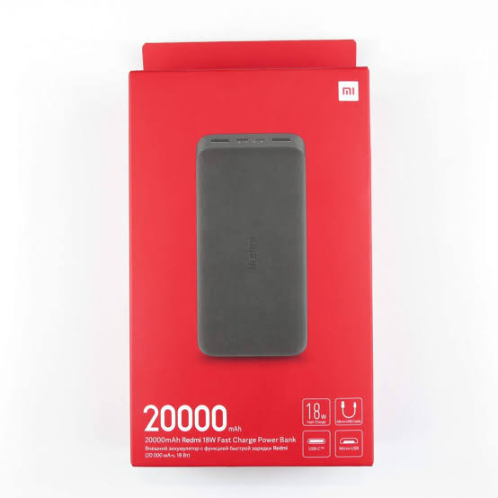 پاوربانک 18 وات شیائومی مدل Redmi PB200LZM ظرفیت 20000 میلی آمپر اورجینال فست شارژ با ضمانت 12 ماهه