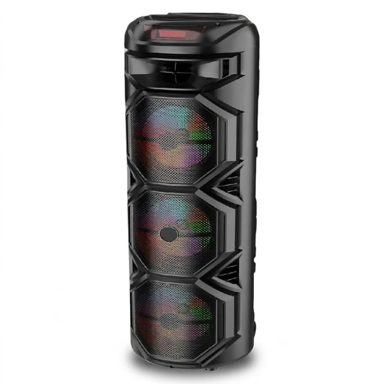اسپیکر بلوتوثی قابل حمل مدل ZQS-8301، با اتصال بیسیم و باسیم، باتری 4500 میلیآمپرساعت و منبع تغذیه باتری و برق